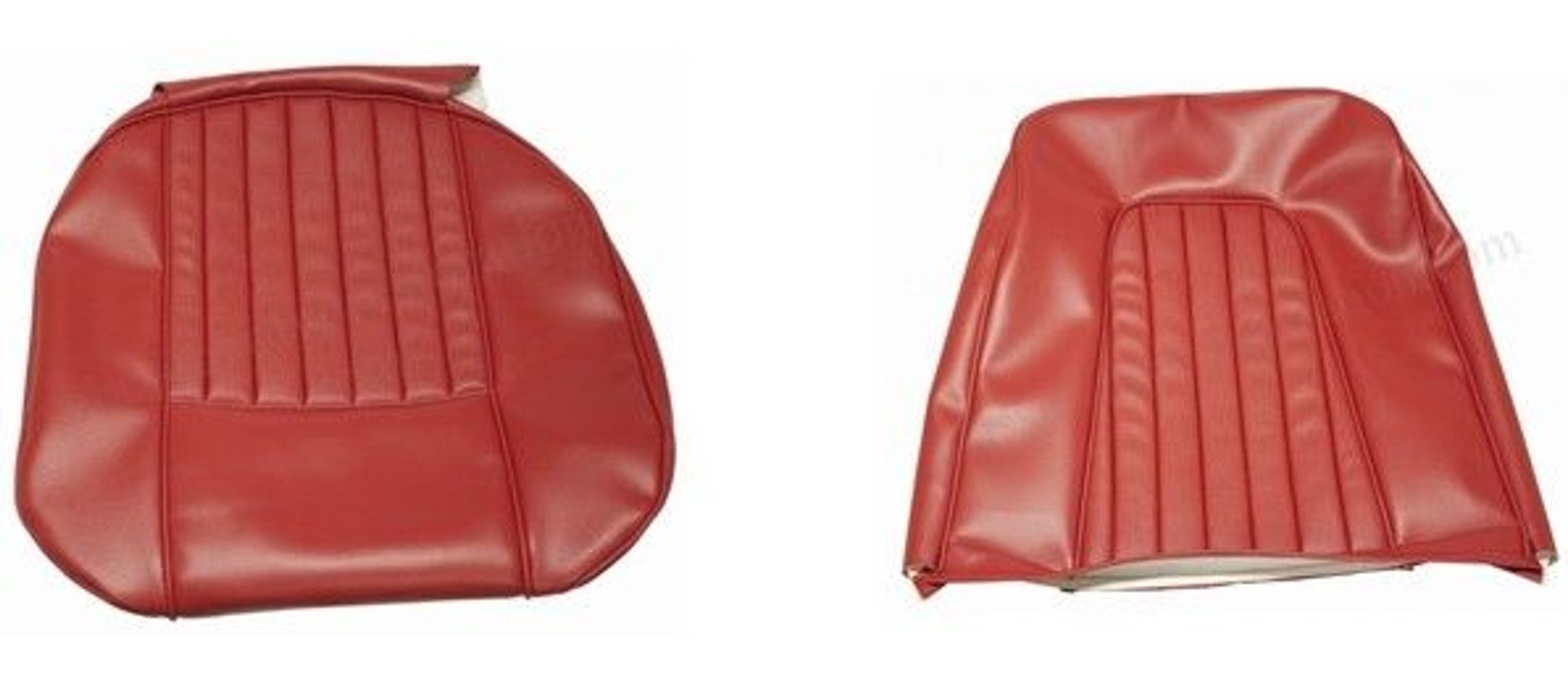 Sellerie de siège avant en cuir rouge pour Volvo 1800, 1800S de 1963