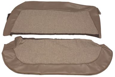 Sellerie de siège arrière pour Volvo Amazon 4 portes (1960-1961), gris/beige gris