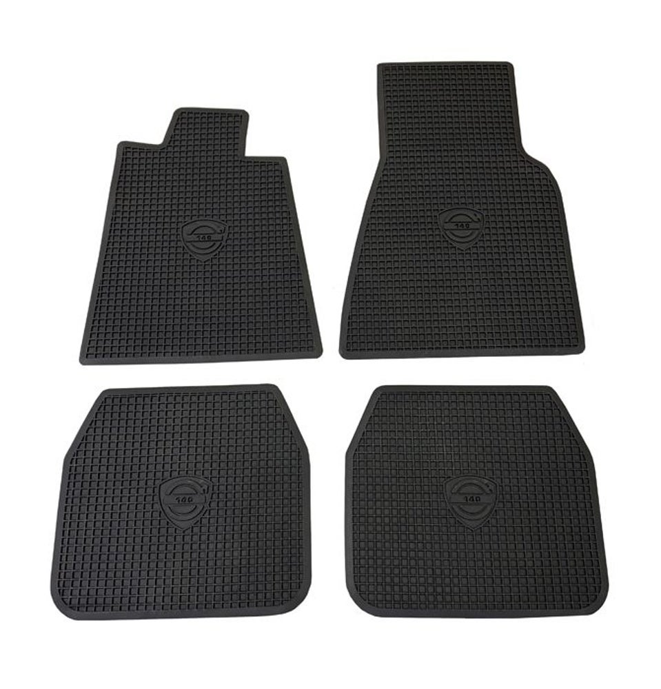 Jeu de tapis accessoire noir