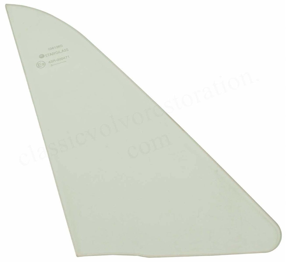 Vitre d'aération verte pour Volvo 1800S, 1800E, côté droit