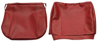 Garniture de siège avant pour Volvo PV544, Duett 1963-64, rouge (États-Unis)