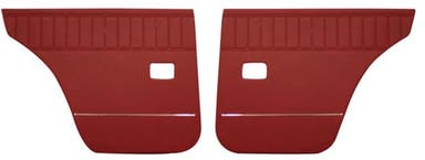 Panneaux de porte arrière pour Volvo Amazon 4 portes, Amazon Kombi 1967-68, rouges