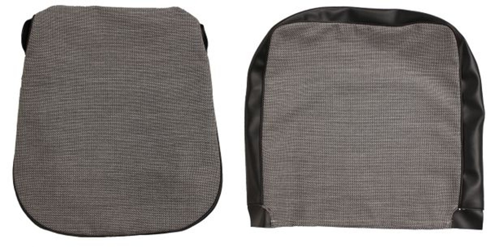Revêtement de siège avant pour Volvo Duett 445 1957-58 gris/noir