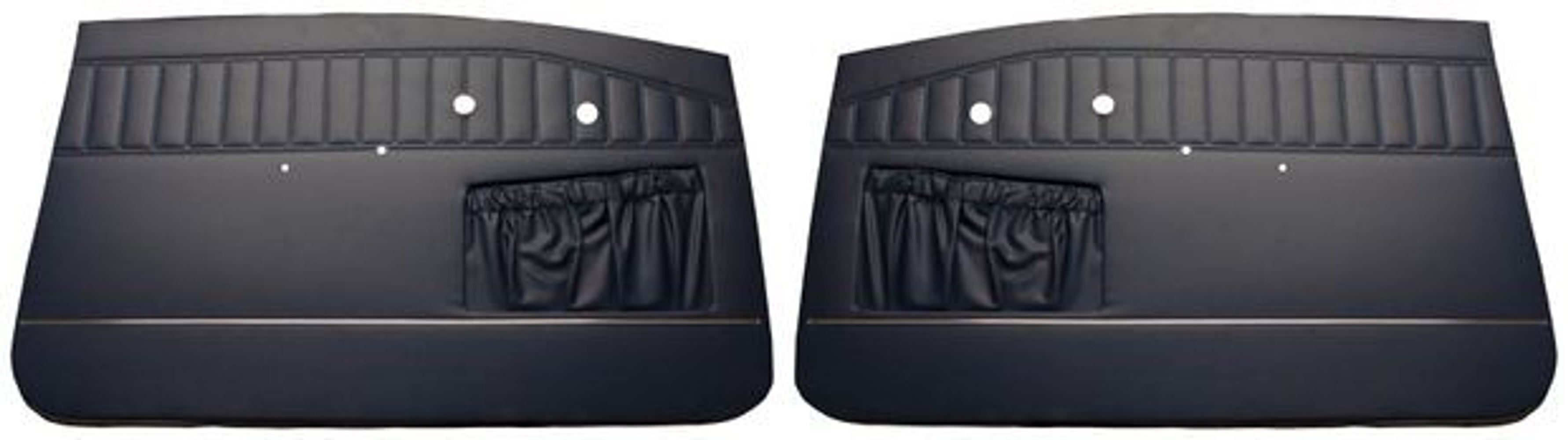 Panneaux de porte bleus gauche et droit pour Volvo Amazon 2D 1968