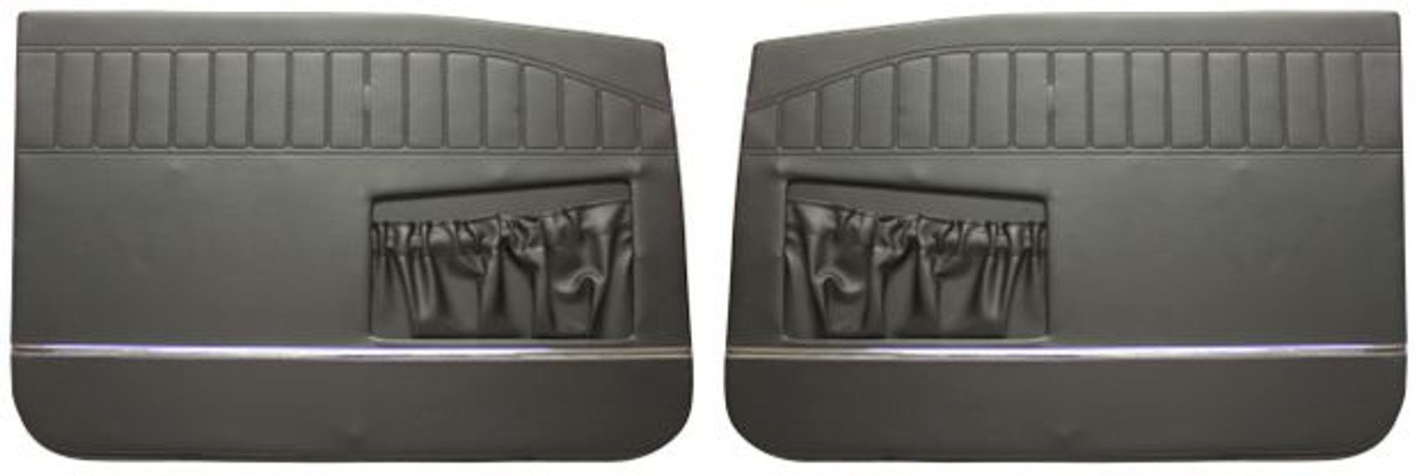 Panneau de porte noir avant