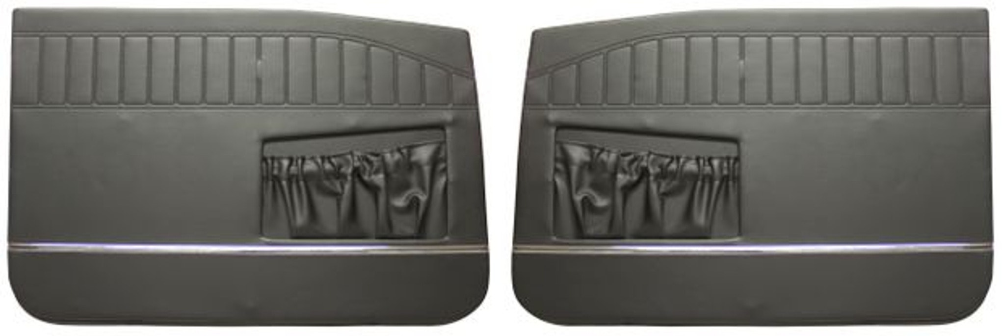 Panneau de porte noir avant