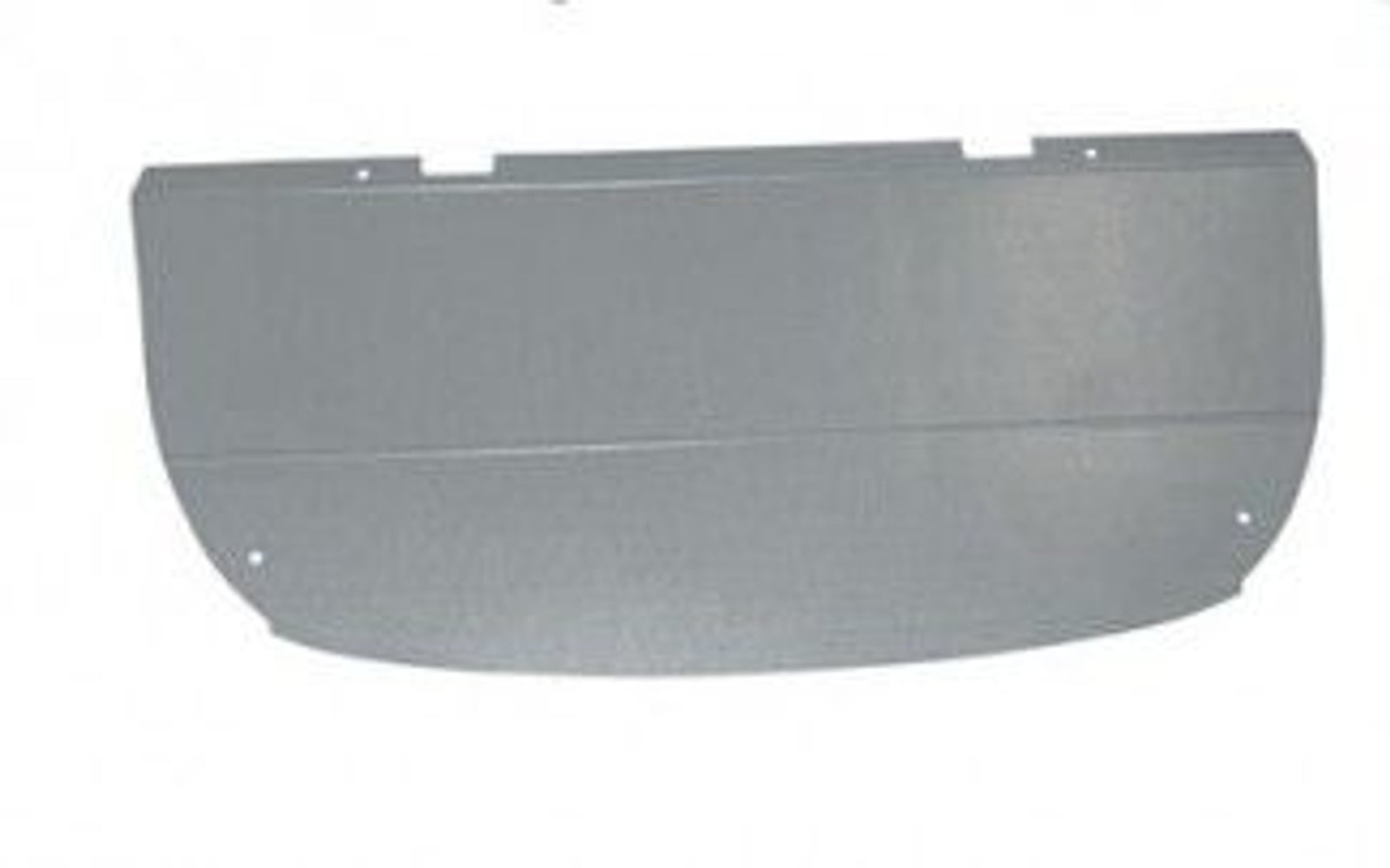 Plage arrière grise avec trou