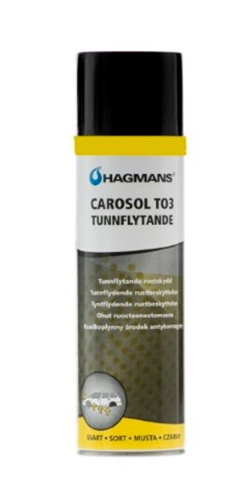 Spray antirouille noir fluide TO3 500 ml — bild 2 av 2