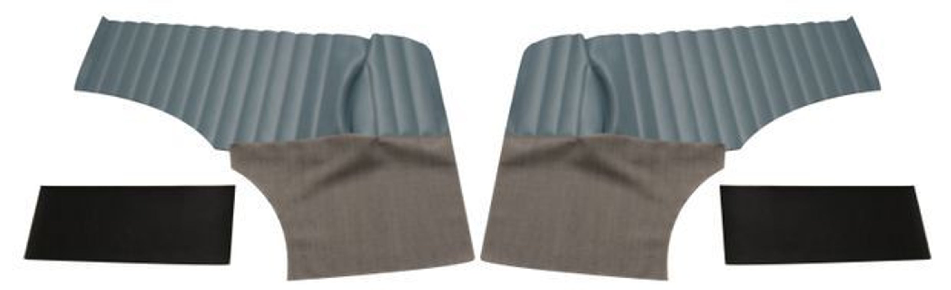 Panneaux arrière pour Volvo PV544A 1958-60, bleu/gris