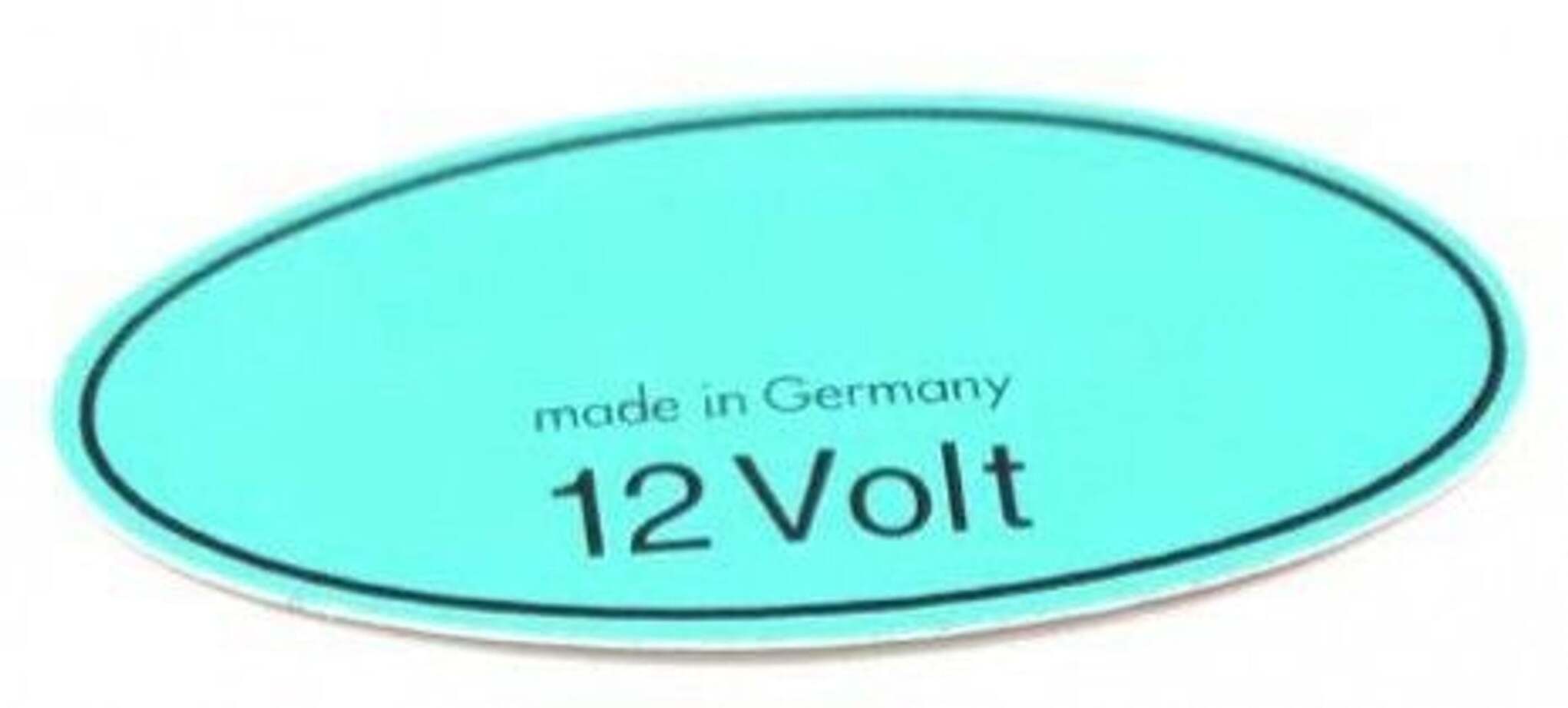 Décalcomanie bobine 12V