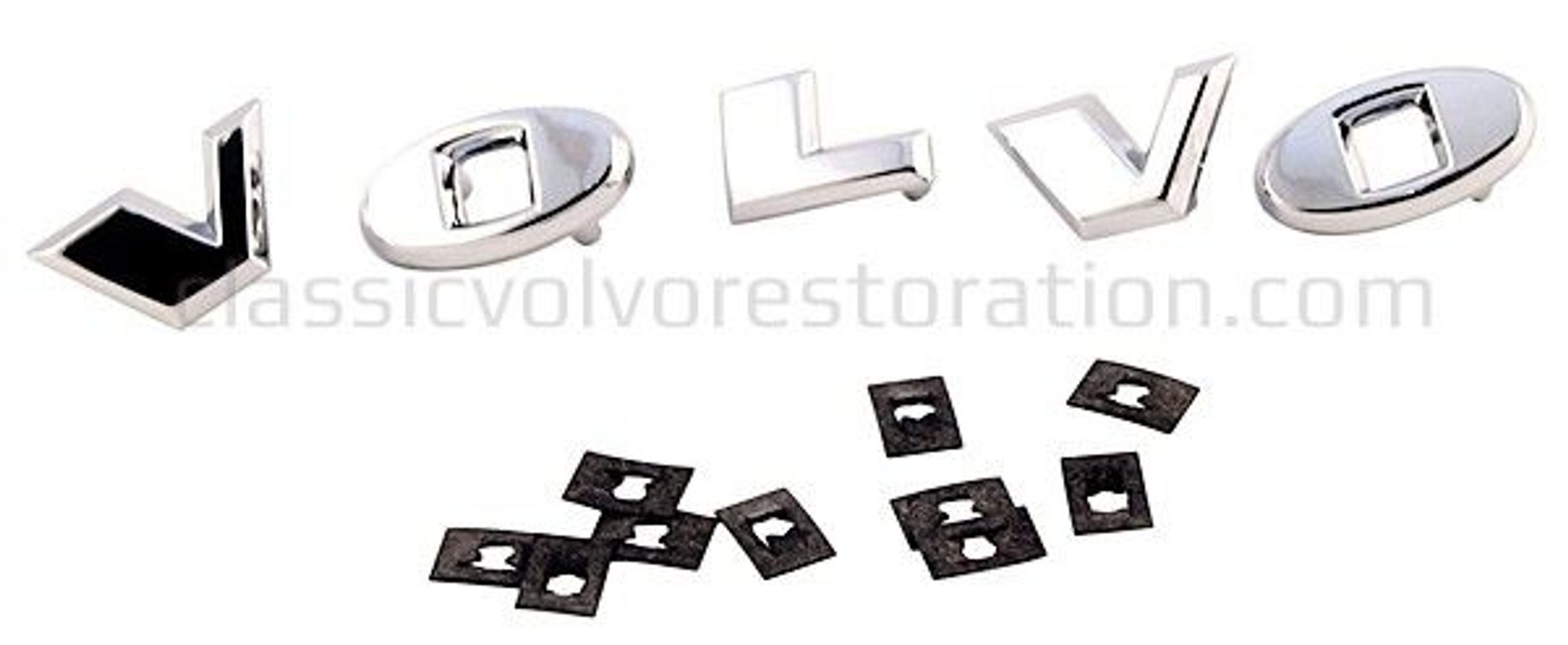Jeu de lettres Volvo Amazon 1967–1970, 1800 – Argent