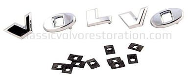 Jeu de lettres Volvo Amazon 1967–1970, 1800 – Argent