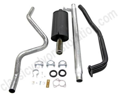 Système d'échappement pour Volvo Amazon Kombi, 1967-69, 2" sport