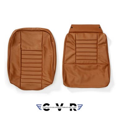 Revêtement de siège avant marron pour Volvo 1800S (1964-1969).