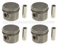Jeu de pistons av/segments 0,015"