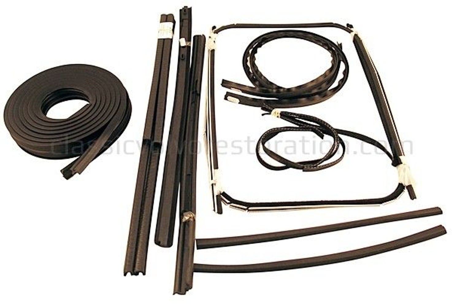 Kit de joints et baguettes de guidage sans baguettes textiles