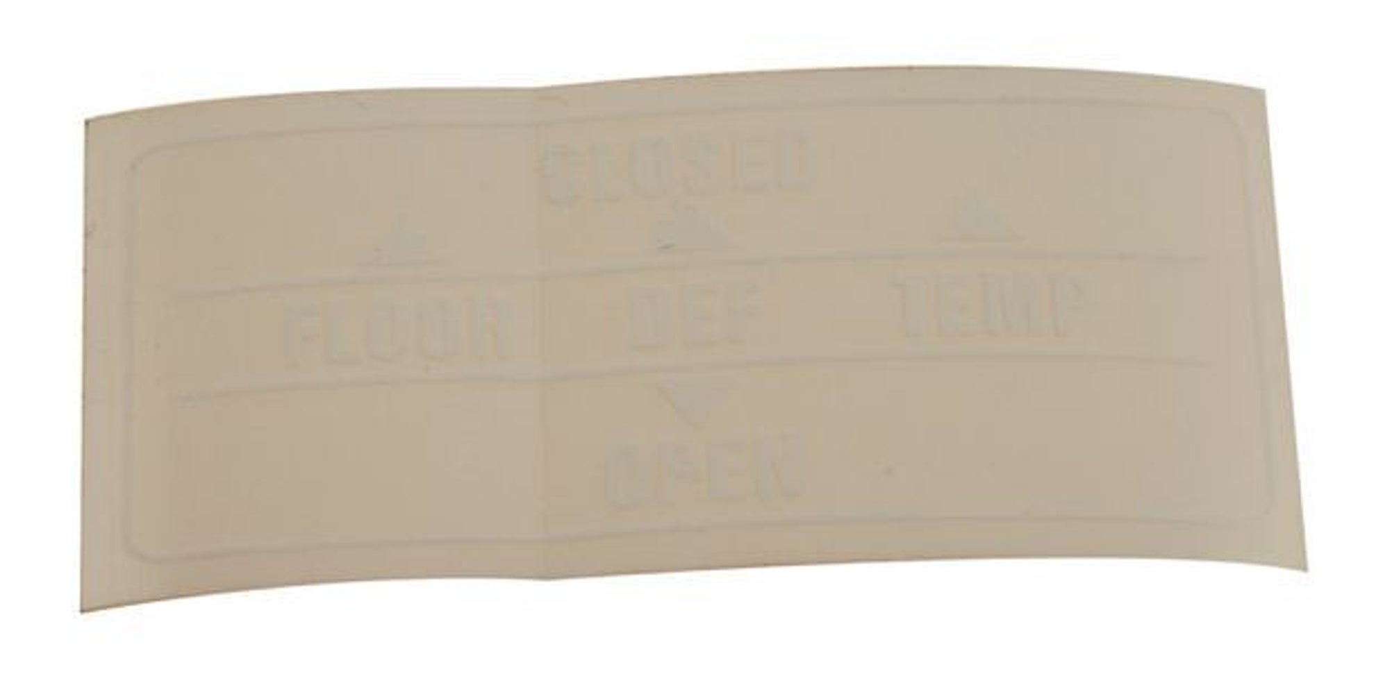 Décalcomanie chauffage