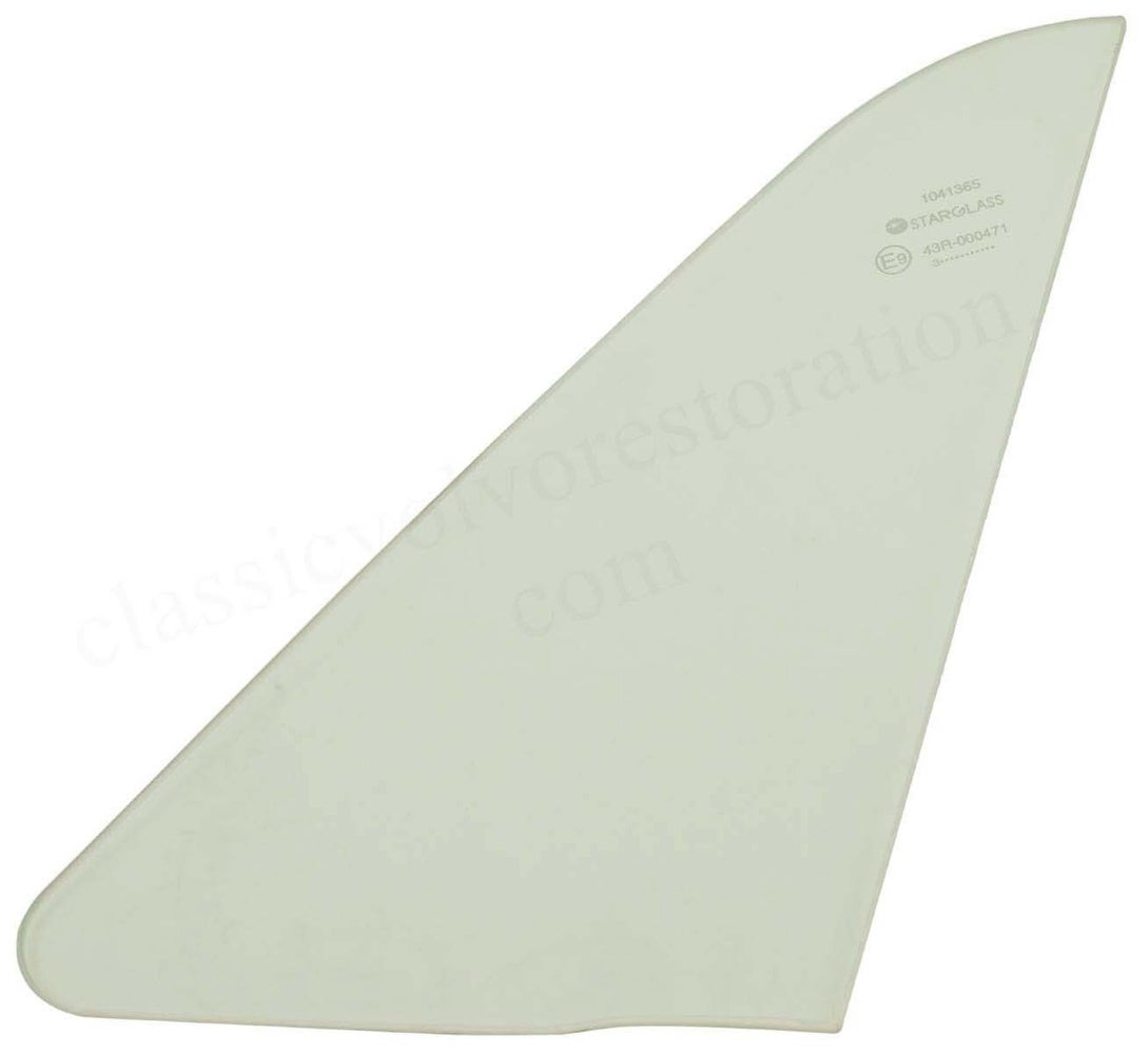 Vitre de ventilation verte pour Volvo 1800S, 1800E, côté gauche