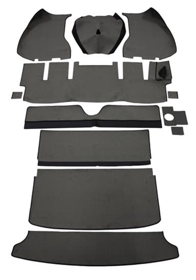 Jeu de tapis pour Volvo 1800E -71, gris (conduite à droite)