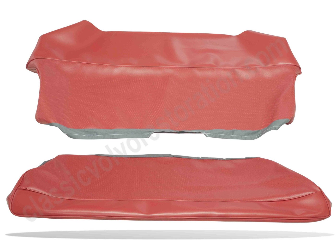 Sellerie de siège arrière rouge pour Volvo PV544 1962-63 (exportation)