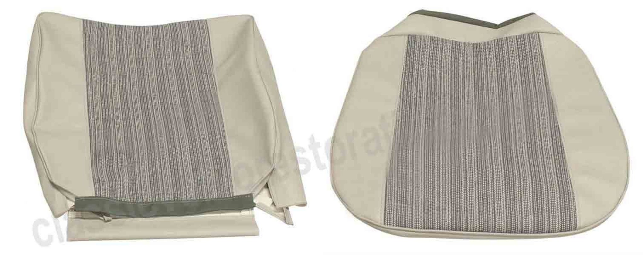 Garniture siège avant gris