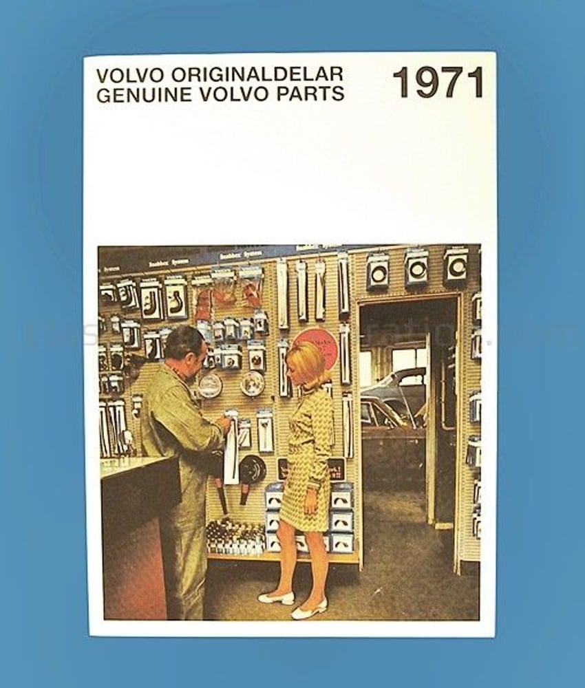Catalogue de pièces détachées pour Volvo PV544, Duett, Amazon, 140, 164 (1962-1971), suédois — bild 2 av 2