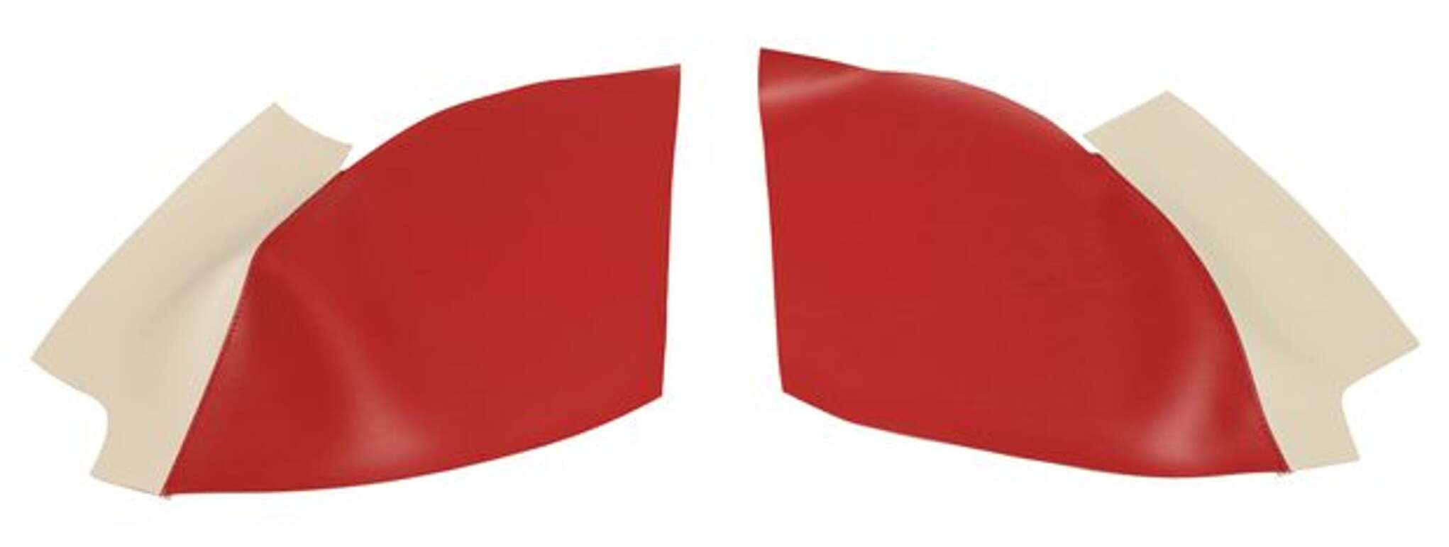 Garniture passage roue US rouge/beige