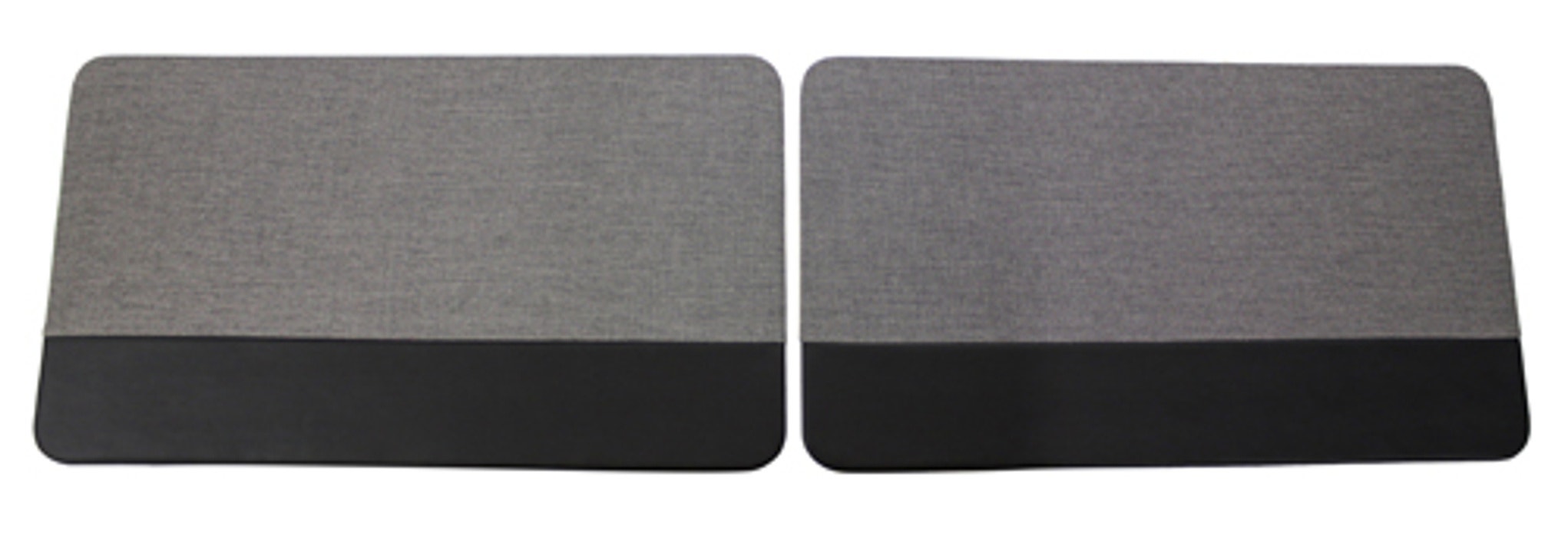 Panneau de porte gris/noir