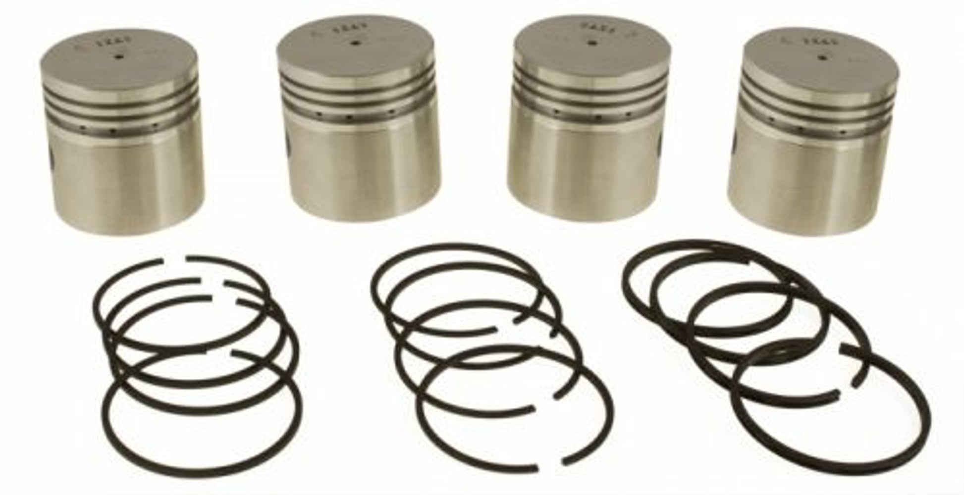 Jeu de pistons avec segments B4B 0,020" pour Volvo PV444, Duett