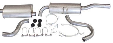 Système d’échappement à partir du catalyseur – pour véhicules avec essieu arrière rigide – Volvo 740, 760, 960, 1982–1998