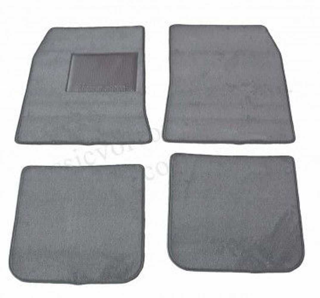 Jeu de tapis accessoire gris