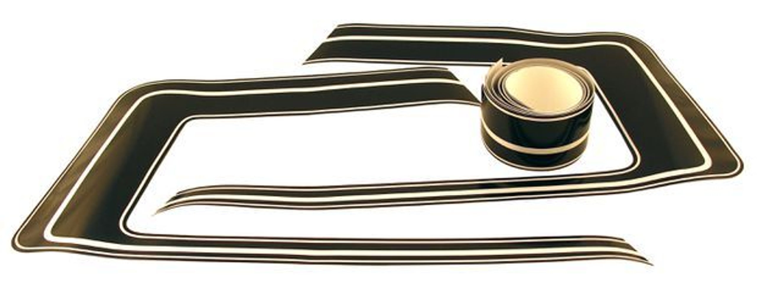 Kit de bandes décoratives foncées pour Volvo 140 et 164 GT