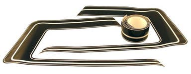 Kit de bandes décoratives foncées pour Volvo 140 et 164 GT