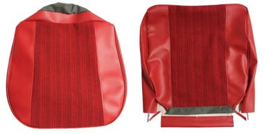 Garniture de siège avant rouge pour Volvo Amazon 1962-63