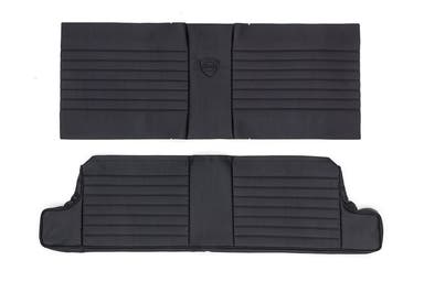 Garniture de siège arrière pour Volvo 1800S, 1800E, 1964-71, noire