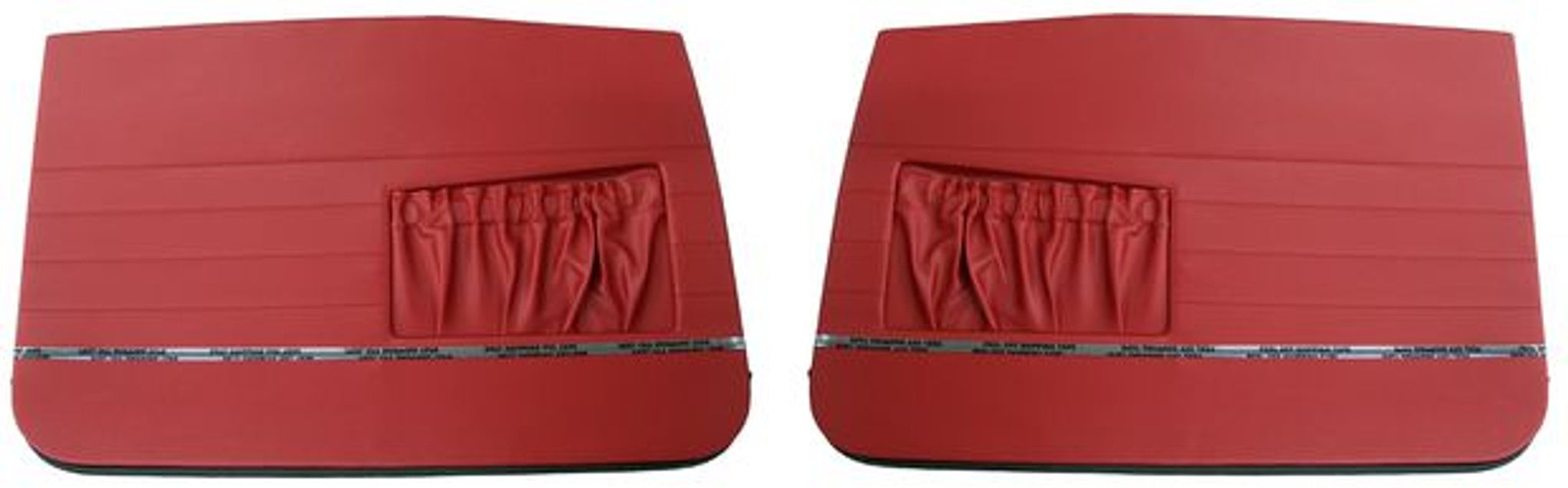 Panneau de porte avant rouge