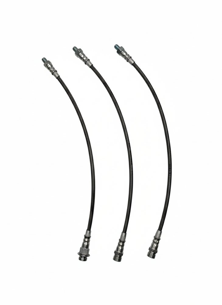 Kit de flexibles de frein pour Volvo Amazon B16, B18-, tressés métalliques
