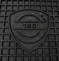 Jeu de tapis de sol en caoutchouc noir pour Volvo 140 (1972). — bild 2 av 2