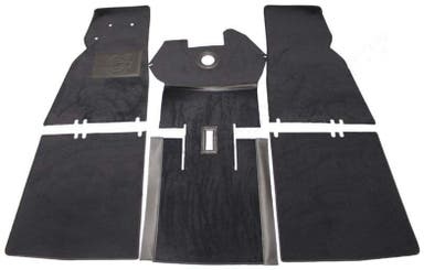 Jeu de tapis pour Volvo Duett 210, en textile gris