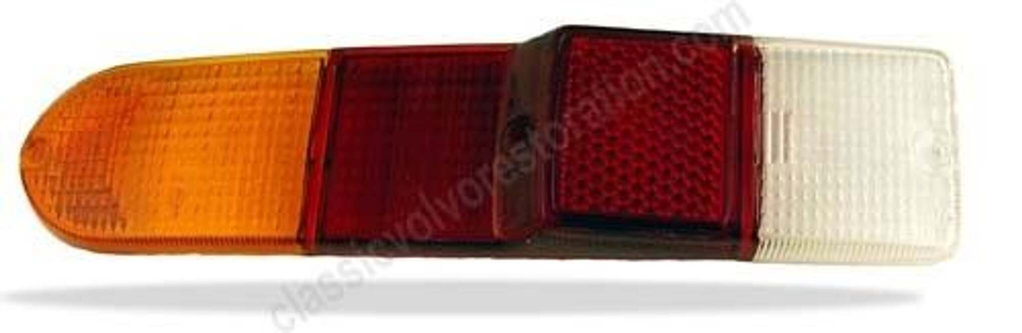 Verre feu arrière jaune/rouge G/D