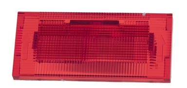 Extrémité de porte en verre rouge pour Volvo 740, 760, 940, 960