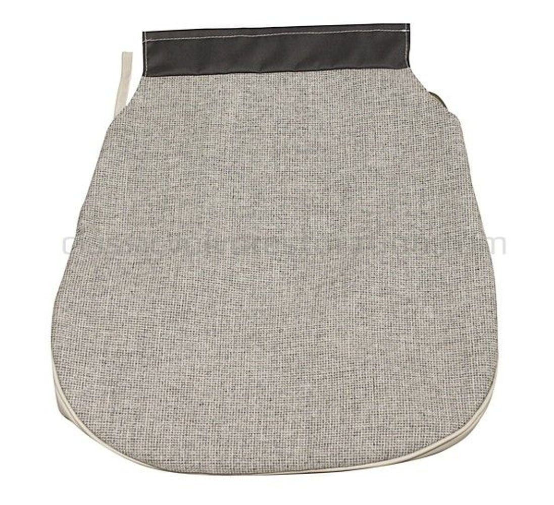 Revêtement de siège avant pour Volvo Amazon 4 portes 1959-60, gris/blanc — bild 2 av 2
