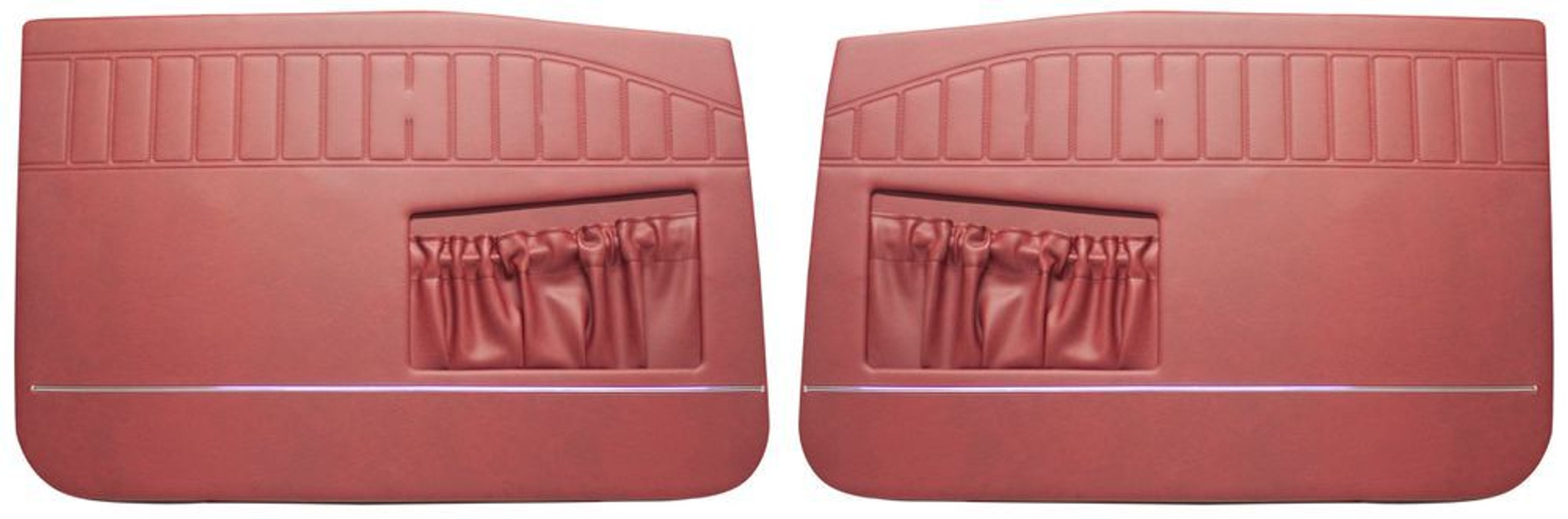 Panneaux de porte avant pour Volvo Amazon 4 portes, Amazon Kombi 1967-68, rouges