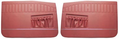 Panneaux de porte avant pour Volvo Amazon 4 portes, Amazon Kombi 1967-68, rouges