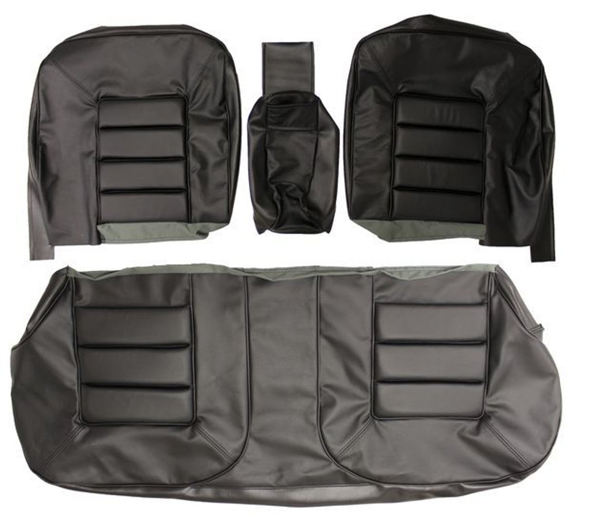 Garniture de siège arrière pour Volvo 140, 164 1971- noir ch 22323-
