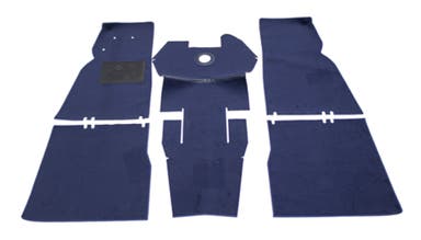 Jeu de moquettes pour Volvo Duett 445, bleu