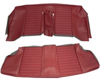 Garniture de siège arrière rouge pour Volvo Amazon 2 portes 1967-68 — bild 1 av 2