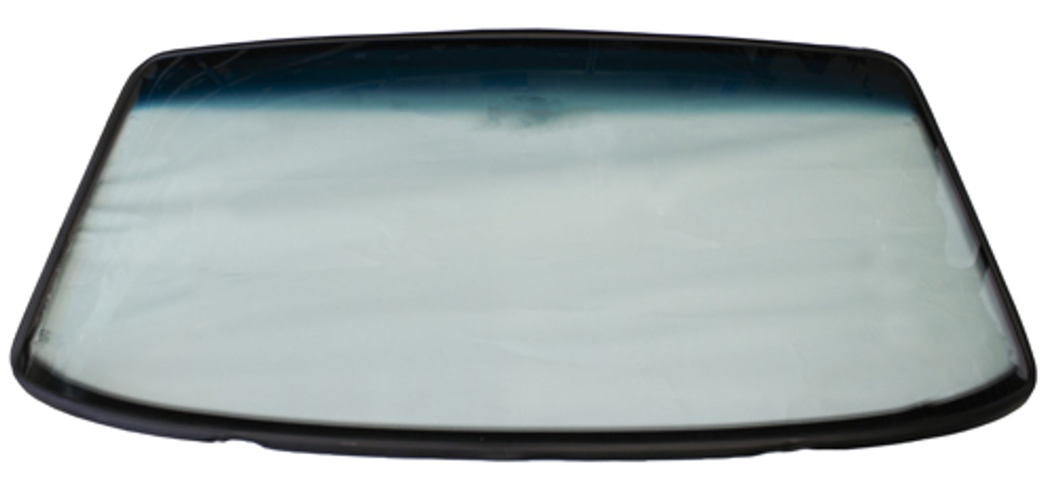 Pare-brise pour Volvo 240, 1991-, bord supérieur vert/bleu