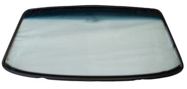 Pare-brise pour Volvo 240, 1991-, bord supérieur vert/bleu