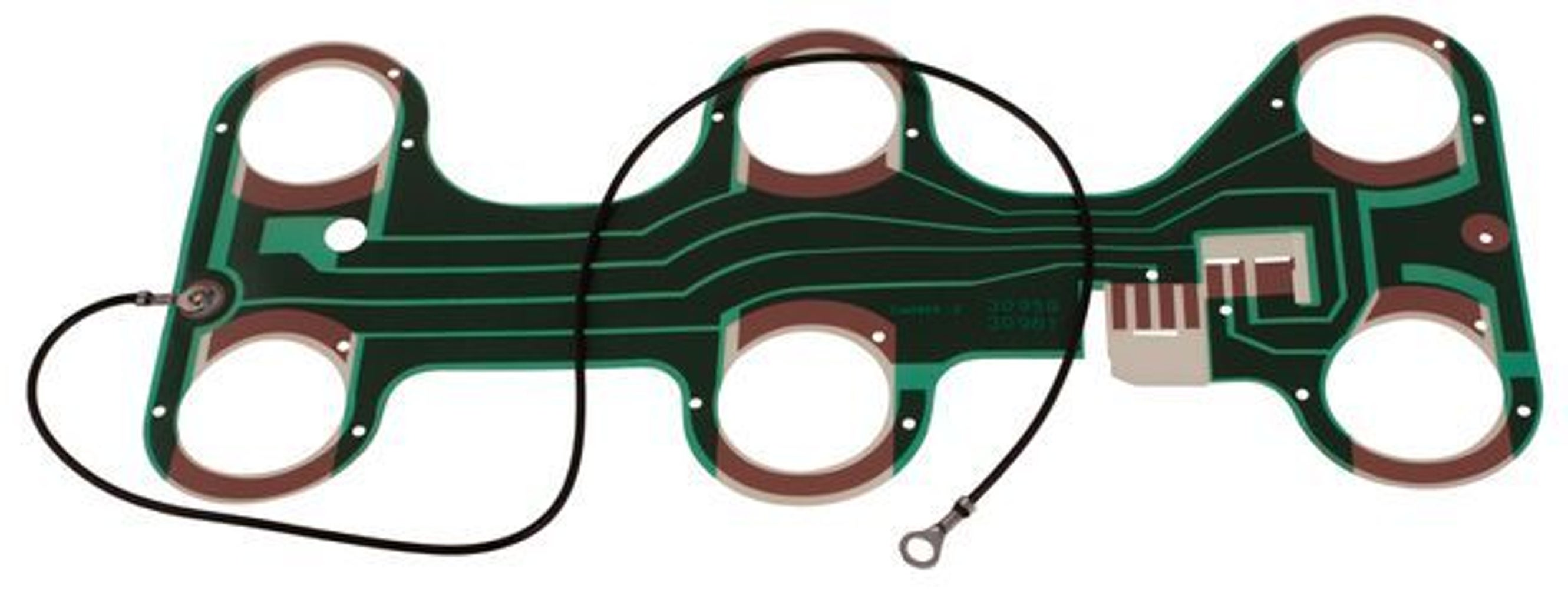 Feu arrière gauche (circuit imprimé) pour Volvo 240, 242, 244 (1988-1993).